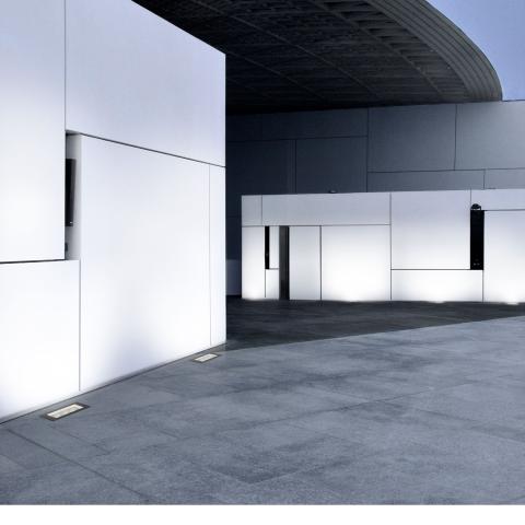 Facade lighting: how to illuminate with outdoor recessed spotlights