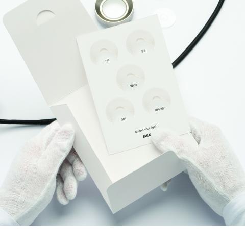Lampade da esterno professionali con lenti intercambiabili: faretti FOCAL e HOKU
